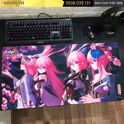 Kayan - Lót chuột cỡ lớn Honkai Impact 3 - 80x40x0.3